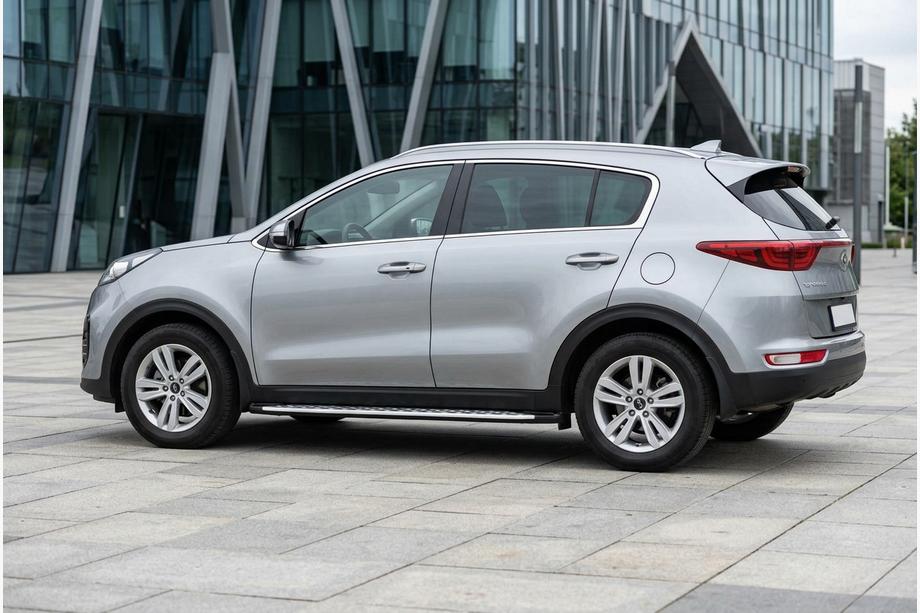 Kia Sportage 2015–2021 Boční prahy Shining V1 (2 ks, hliník) Image