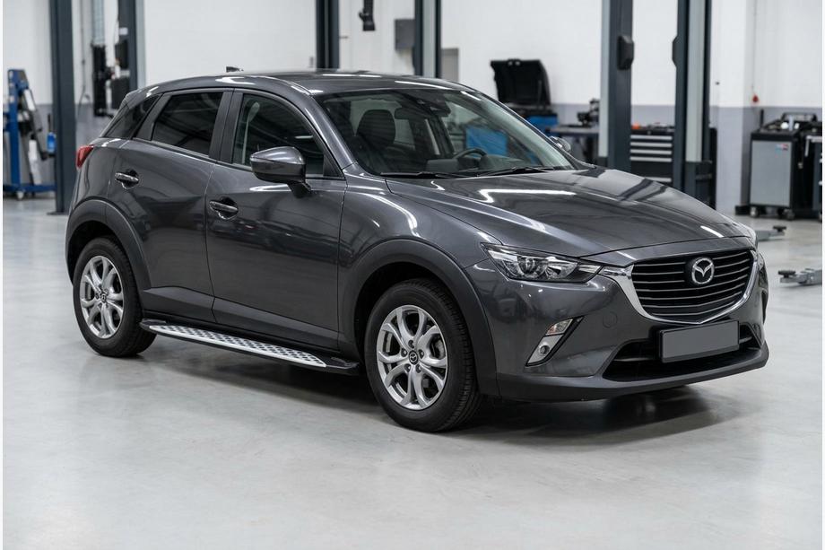 Mazda CX-3 2015– Boční prahy Shining V1 (2 ks, hliník) Image