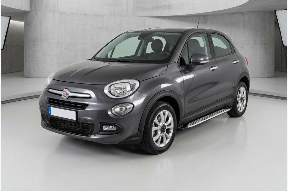 Fiat 500X 2014–2024 Boční prahy Shining V1 (2 ks, hliník) Image