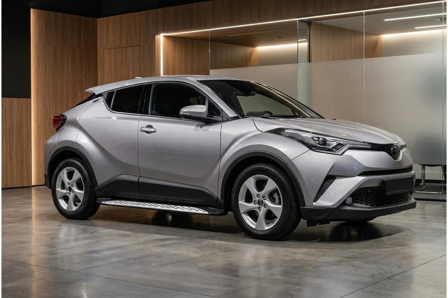 Toyota C-HR 2016–2023 Boční prahy Shining V1 (2 ks, hliník) Image