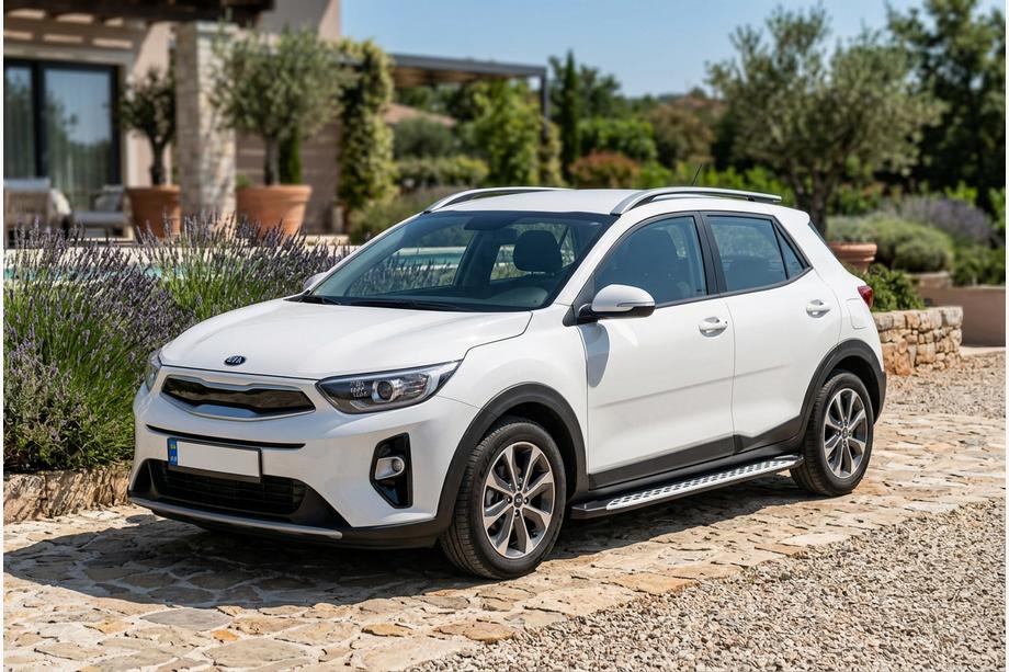Kia Stonic 2017– Boční prahy Shining V1 (2 ks, hliník) Image