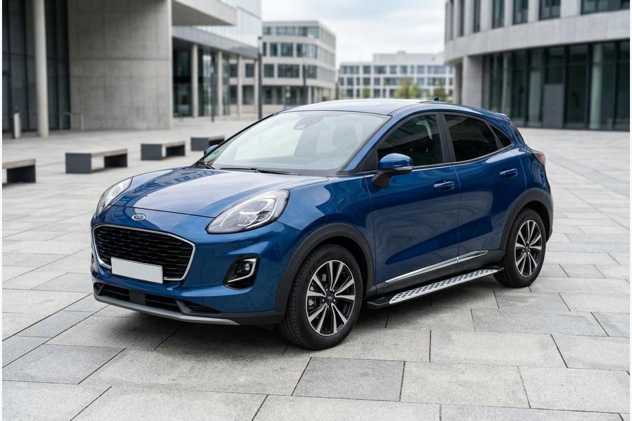 Ford Puma 2019– Boční prahy Shining V1 (2 ks, hliník) Fotografie 1