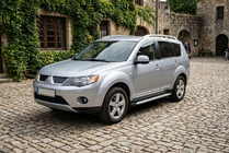 Mitsubishi Outlander 2006–2012 Boční prahy Shining V1 (2 ks, hliník) fotografie 1