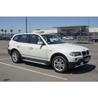Boční prahy Shining V1 (2 ks, hliník) BMW X3 E83 2003–2010 fotografie 1