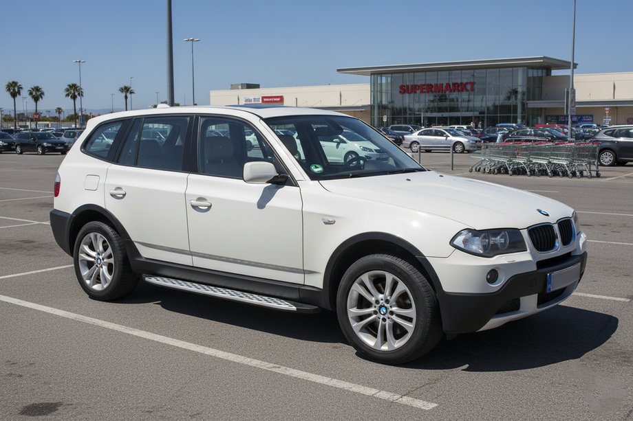 BMW X3 E83 2003–2010 Boční prahy Shining V1 (2 ks, hliník) Image