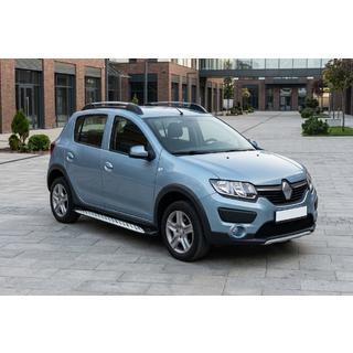 Boční prahy Shining V1 (2 ks, hliník) Dacia Sandero 2013–2020 fotografie 1