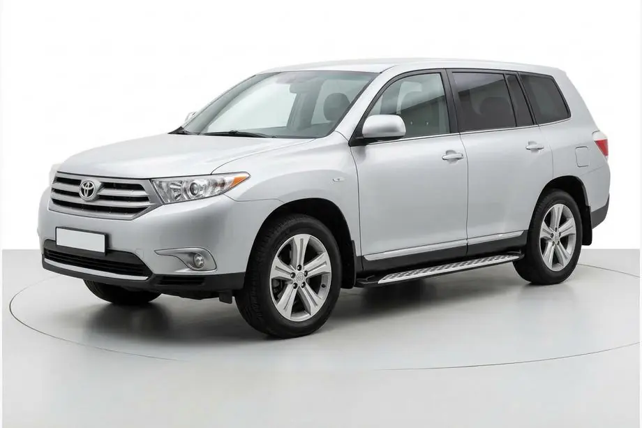 Toyota Highlander 2008–2013 Boční prahy Shining V1 (2 ks, hliník) Image