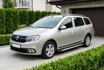 Renault Logan MCV 2013–2022 Boční prahy Shining V1 (2 ks, hliník) fotografie 1