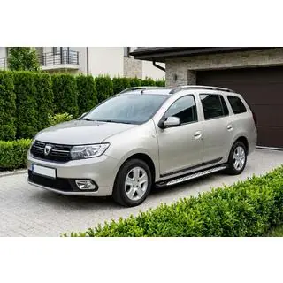 Boční prahy Shining V1 (2 ks, hliník) Renault Logan MCV 2013–2022 fotografie 1