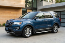 Ford Explorer 2011–2019 Boční prahy Shining V1 (2 ks, hliník) fotografie 2