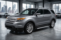 Ford Explorer 2011–2019 Boční prahy Shining V1 (2 ks, hliník) fotografie 1