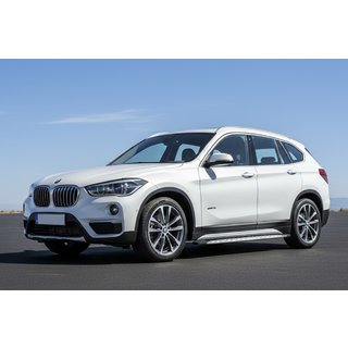 Boční prahy Shining V1 (2 ks, hliník) BMW X1 F48 2015–2022 fotografie 1