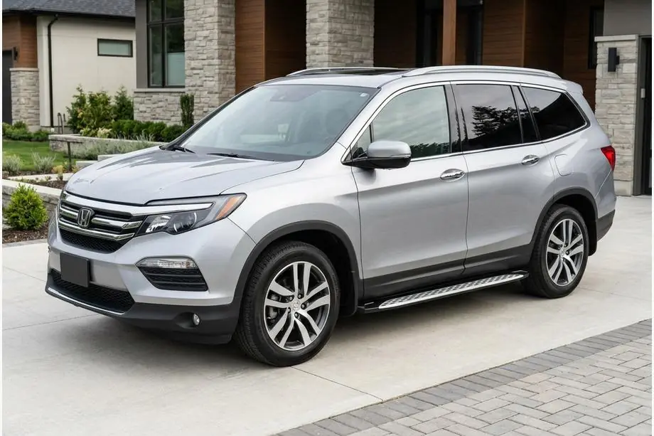 Honda Pilot 2015–2022 Boční prahy Shining V1 (2 ks, hliník) Image