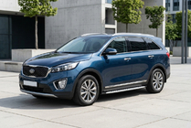 Kia Sorento III UM 2014–2020 Boční prahy Shining V1 (2 ks, hliník) fotografie 1