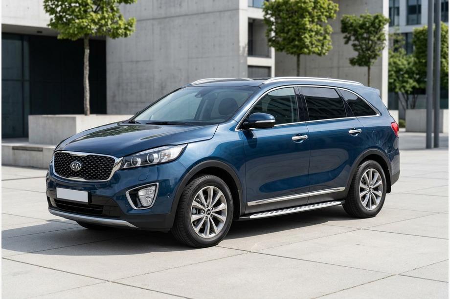 Kia Sorento III UM 2014–2020 Boční prahy Shining V1 (2 ks, hliník) Image