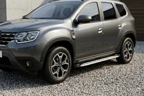 Renault Duster 2018–2024 Boční prahy Shining V1 (2 ks, hliník) fotografie 1