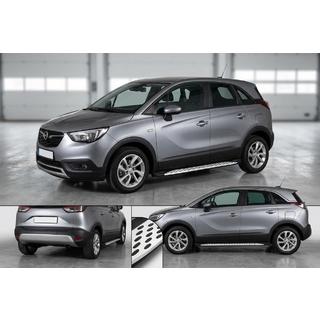Boční prahy Shining V1 (2 ks, hliník) Opel Crossland X 2017–2024 fotografie 1