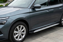 Skoda Kamiq 2019– Boční prahy Shining V1 (2 ks, hliník) fotografie 1