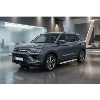 Boční prahy Shining V1 (2 ks, hliník) SsangYong Korando 2019– fotografie 1