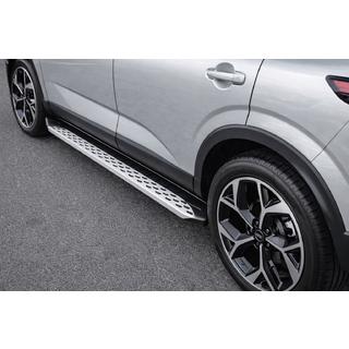 Boční prahy Shining V1 (2 ks, hliník) Nissan Qashqai 2021– fotografie 1