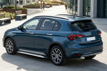 Fiat Tipo Cross 2021– Boční prahy Shining V1 (2 ks, hliník) fotografie 1