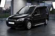 Opel Combo 2002–2012 Boční prahy Shining V1 (2 ks, hliník) fotografie 1