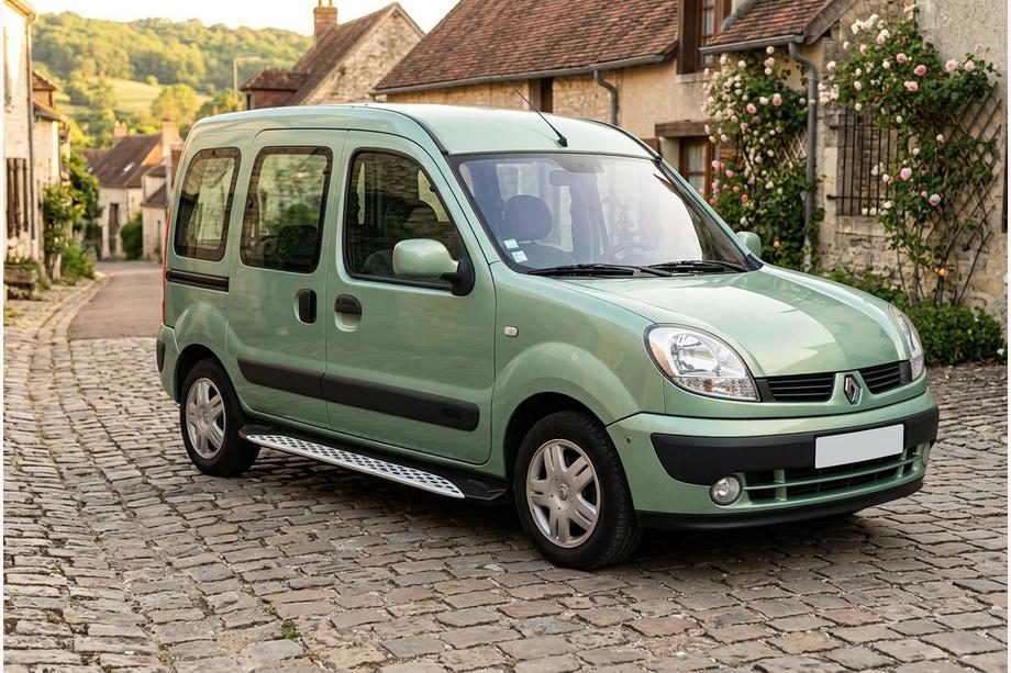 Renault Kangoo 1998–2008 Boční prahy Shining V1 (2 ks, hliník) Image