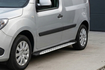 Renault Kangoo 2008–2020 Boční nášlapy Shining V1 (krátký rozvor) (2 ks, hliník) fotografie 1