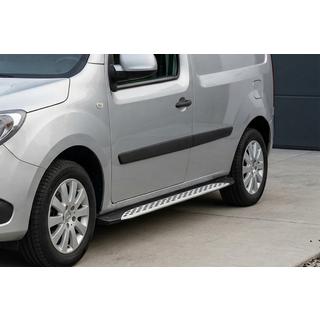 Boční nášlapy Shining V1 (krátký rozvor) (2 ks, hliník) Renault Kangoo 2008–2020 fotografie 1
