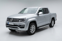 Volkswagen Amarok 2010–2022 Boční prahy Shining V1 (2 ks, hliník) fotografie 1