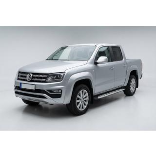 Boční prahy Shining V1 (2 ks, hliník) Volkswagen Amarok 2010–2022 fotografie 1