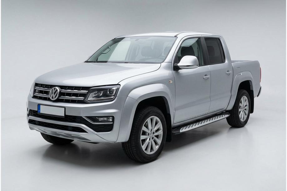 Volkswagen Amarok 2010–2022 Boční prahy Shining V1 (2 ks, hliník) Image