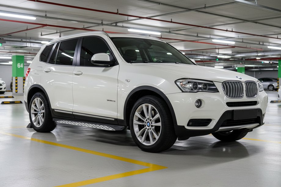 BMW X3 F25 2011–2018 Boční prahy Shining V1 (2 ks, hliník) Image