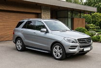 Mercedes GLE/ML třída W166 2011–2018 Boční prahy Shining V1 (2 ks, hliník) fotografie 1