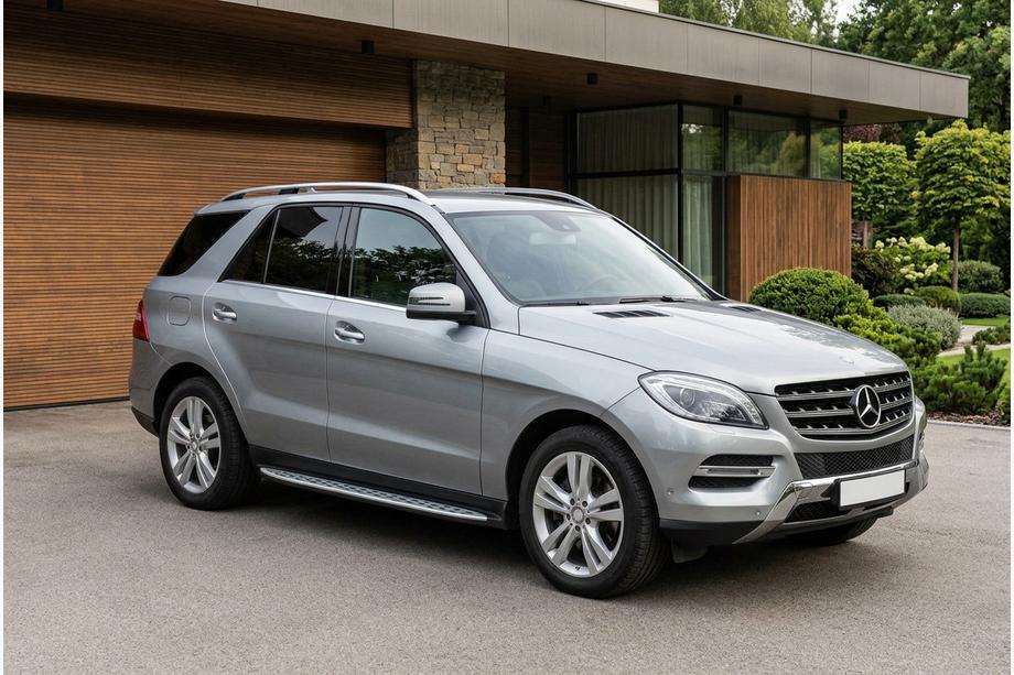 Mercedes GLE/ML třída W166 2011–2018 Boční prahy Shining V1 (2 ks, hliník) Image