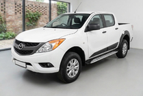 Mazda BT-50 2012– Boční prahy Shining V1 (2 ks, hliník) fotografie 1