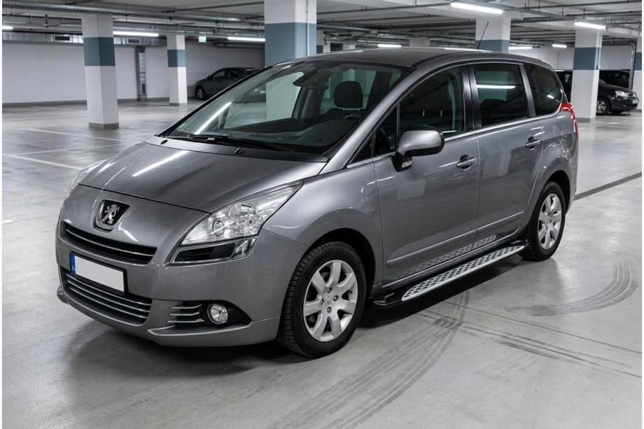 Peugeot 5008 2009–2016 Boční prahy Shining V1 (2 ks, hliník) Image