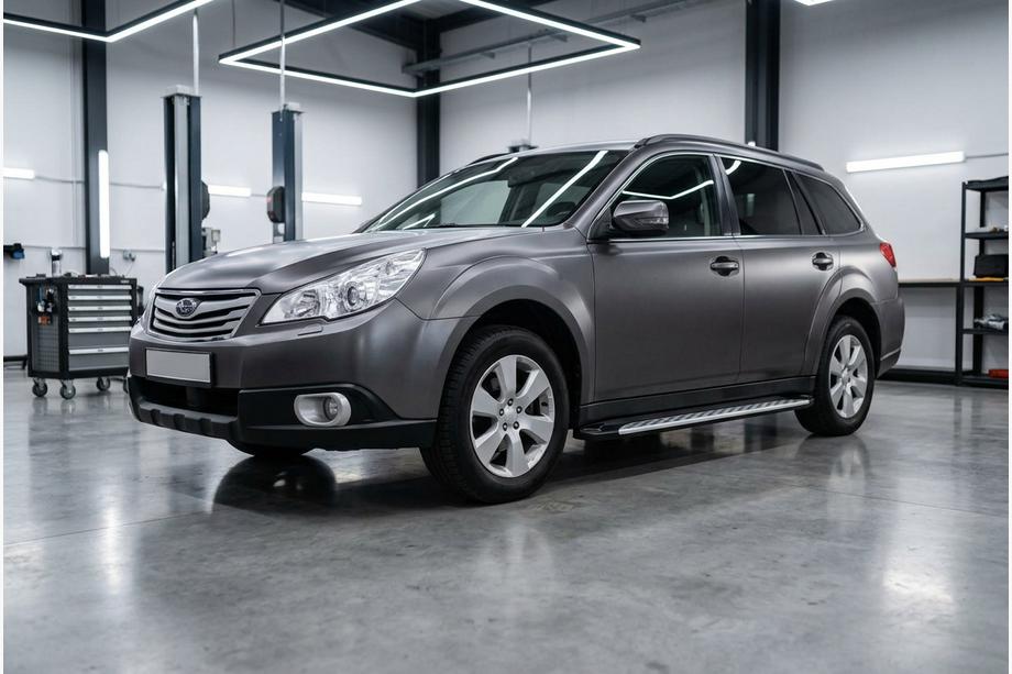 Subaru Outback 2009–2014 Boční prahy Shining V1 (2 ks, hliník) Image