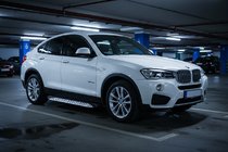 BMW X4 F26 2014–2018 Boční prahy Shining V1 (2 ks, hliník) fotografie 1