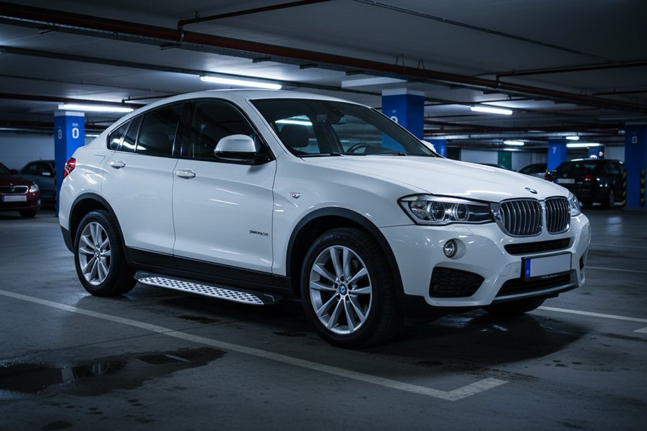 BMW X4 F26 2014–2018 Boční prahy Shining V1 (2 ks, hliník) Image
