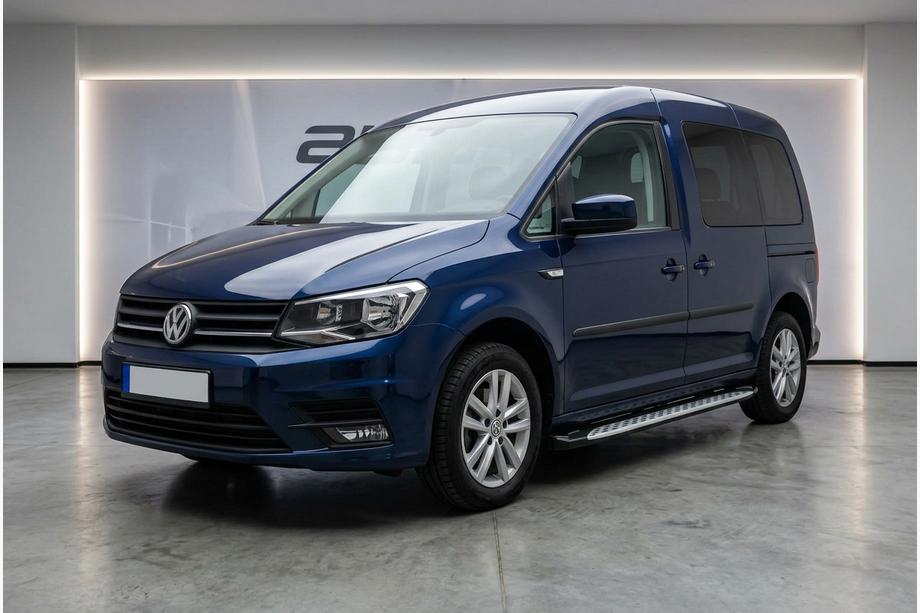 Volkswagen Caddy 2015–2020 Boční prahy Shining V1 (2 ks, hliník) Image