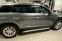 Skoda Kodiaq 2016–2023 Boční prahy Shining V1 (2 ks, hliník) fotografie 4