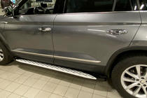 Skoda Kodiaq 2016–2023 Boční prahy Shining V1 (2 ks, hliník) fotografie 6