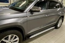 Skoda Kodiaq 2016–2023 Boční prahy Shining V1 (2 ks, hliník) fotografie 7