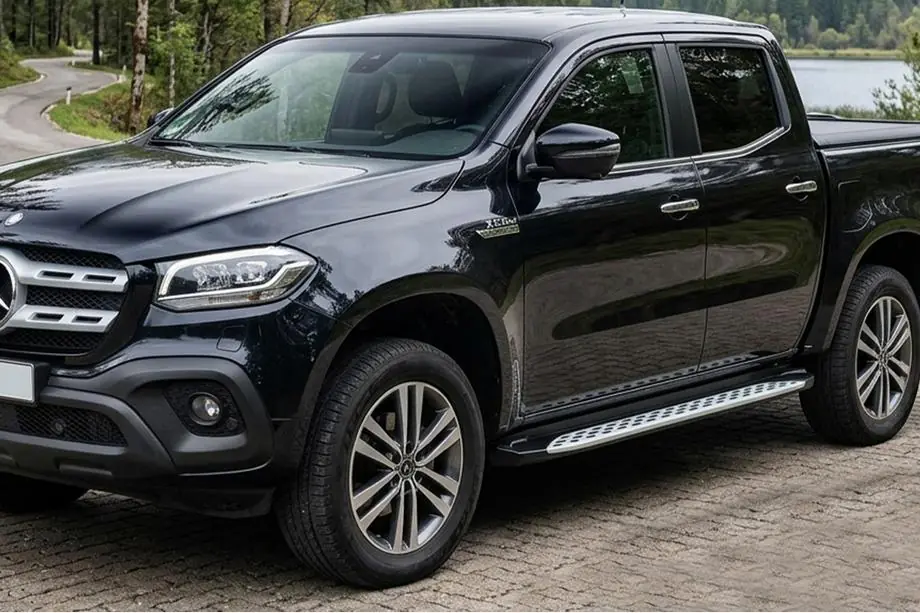 Mercedes X-Class 2017–2020 Boční prahy Shining V1 (2 ks, hliník) Image
