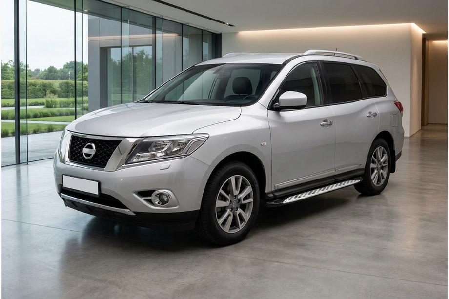 Nissan Pathfinder R52 2012–2021 Boční prahy Shining V1 (2 ks, hliník) Image