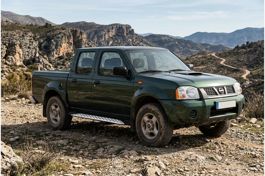 Nissan NP300 1999–2015 Boční prahy Shining V1 (2 ks, hliník) Image