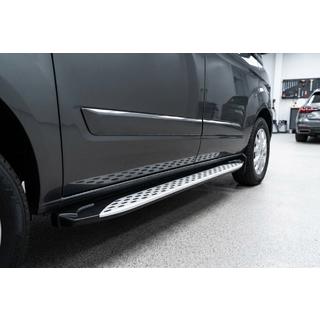 Boční prahy Shining V1 (2 ks, hliník) Ford Custom 2013–2022 fotografie 1