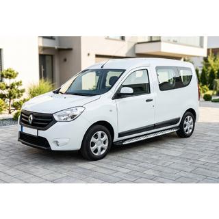 Boční prahy Shining V1 (2 ks, hliník) Renault Dokker 2013–2022 fotografie 1
