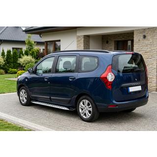Boční prahy Shining V1 (2 ks, hliník) Renault Lodgy 2013–2022 fotografie 1